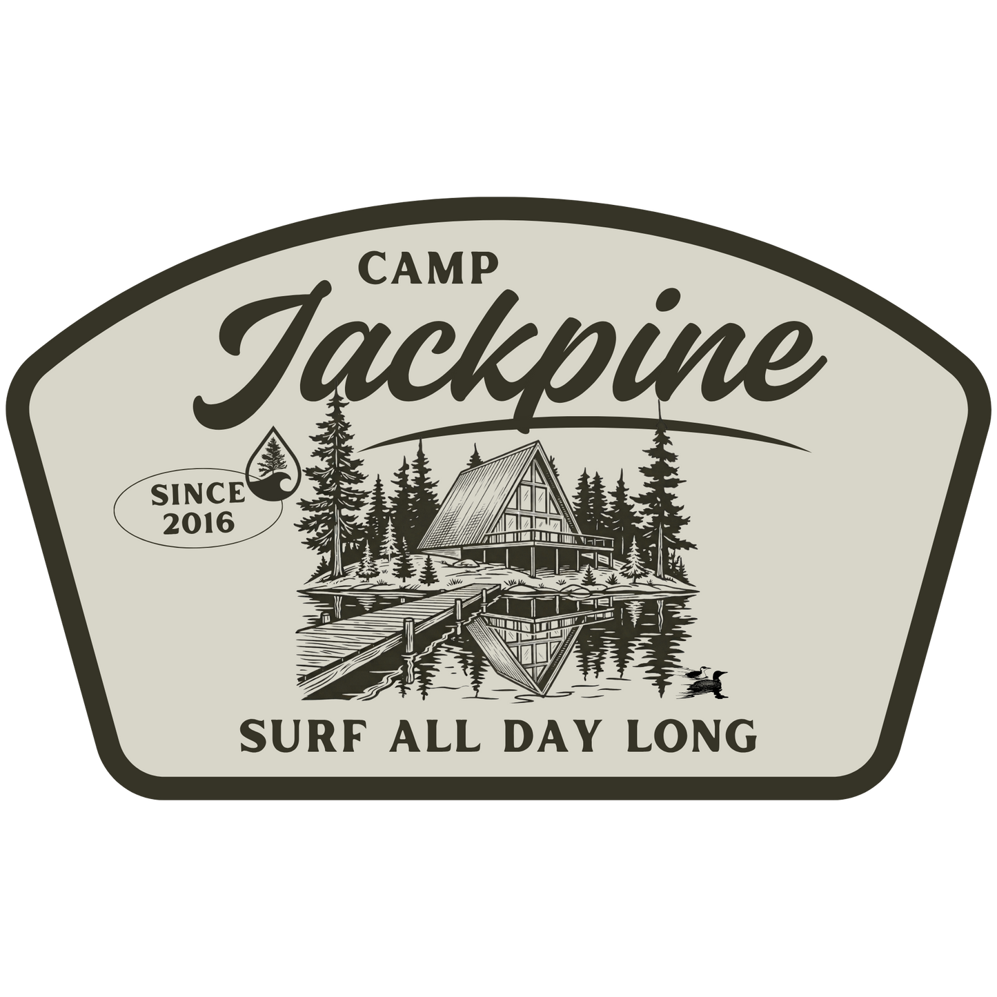 Camp Jackpine Camo Foamie Trucker Hat