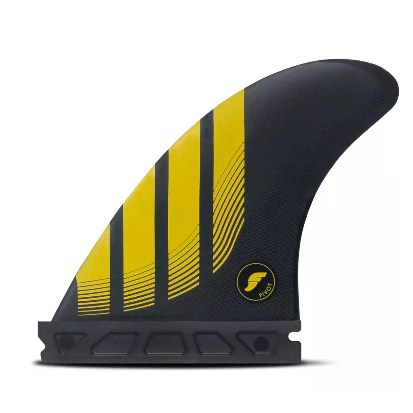 Futures F4 Alpha Thruster Fin Set Carbon/Yellow