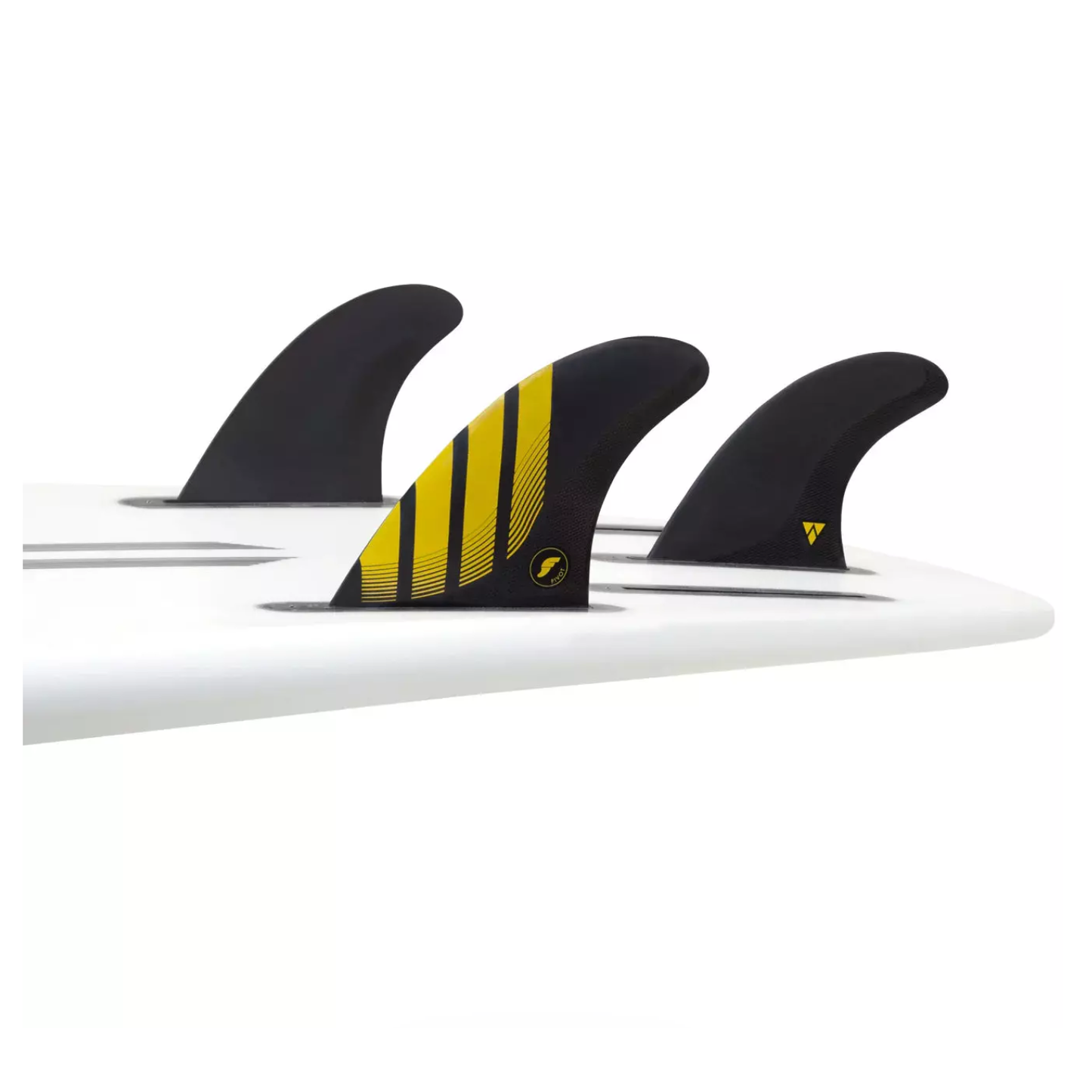 Futures F4 Alpha Thruster Fin Set Carbon/Yellow