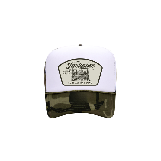 Camp Jackpine Camo Foamie Trucker Hat